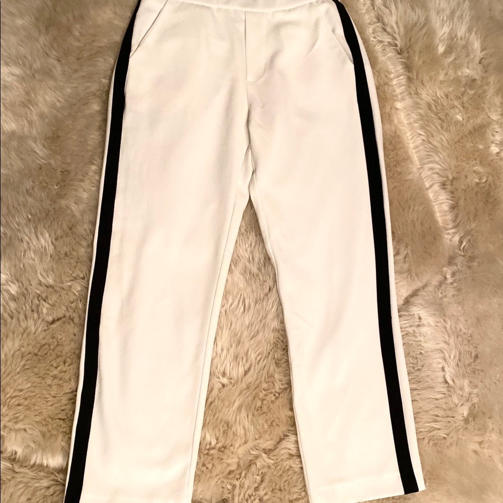 Black and White Zara Trousers